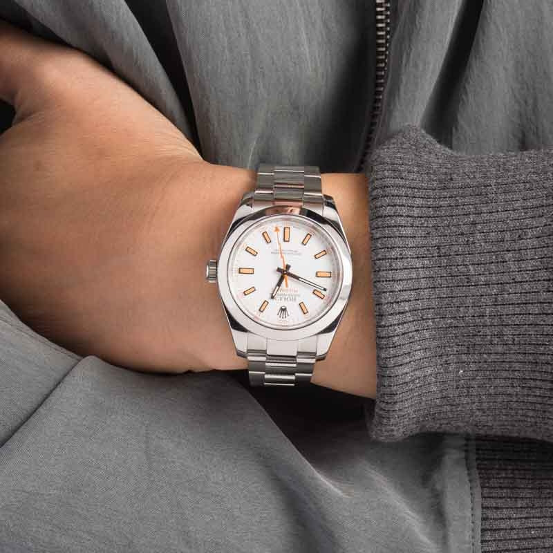 Rolex Milgauss Ref 116400 White Dial - 5