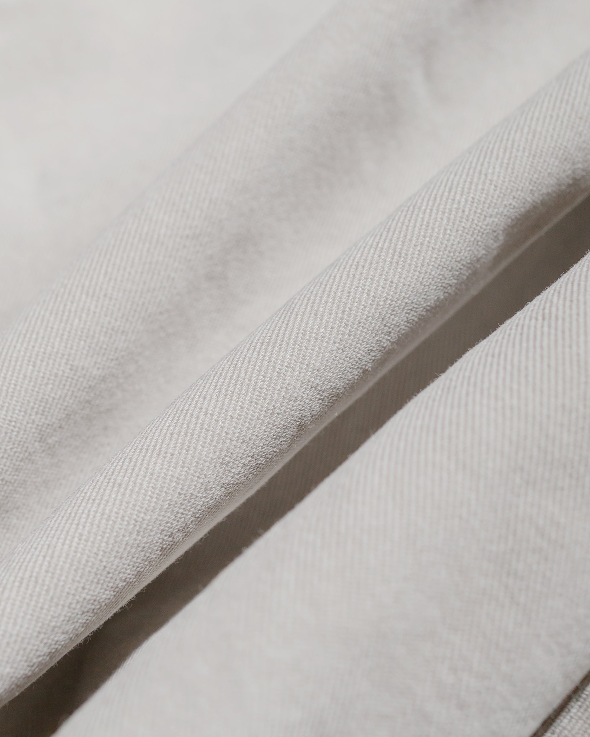 2Pleats Shorts Twill Bio Washed Cement - 6