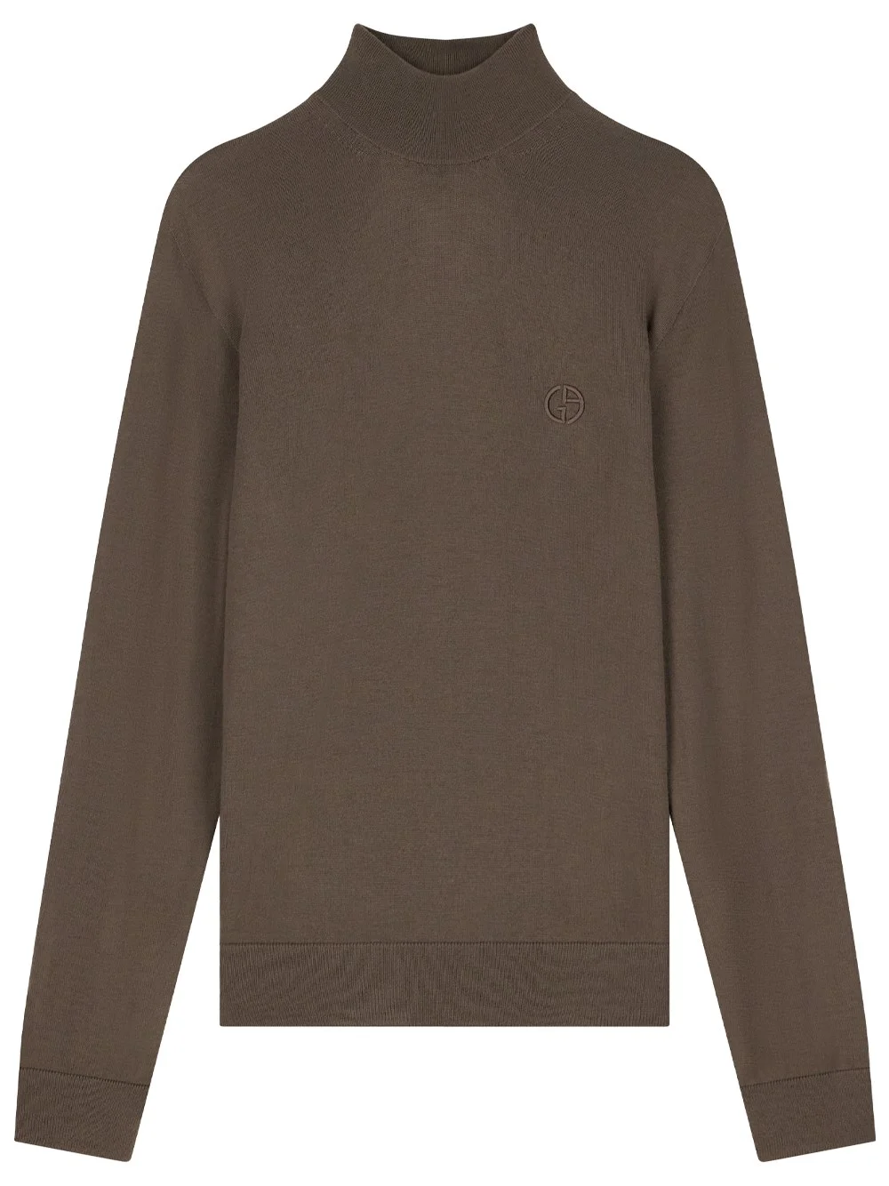 SLIM SWEATER IN VIRGIN WOOL WITH STOCKINETTE STITCH - 1
