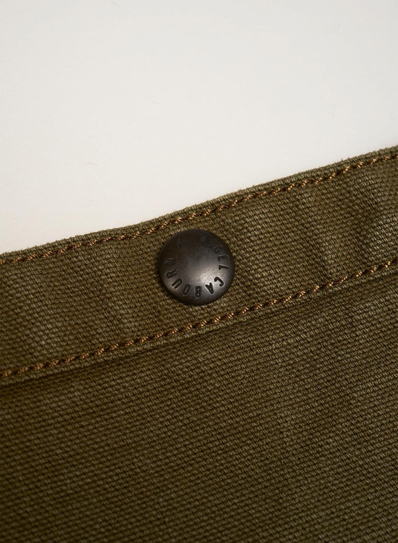 Cotton Magazine Bag in Green 4