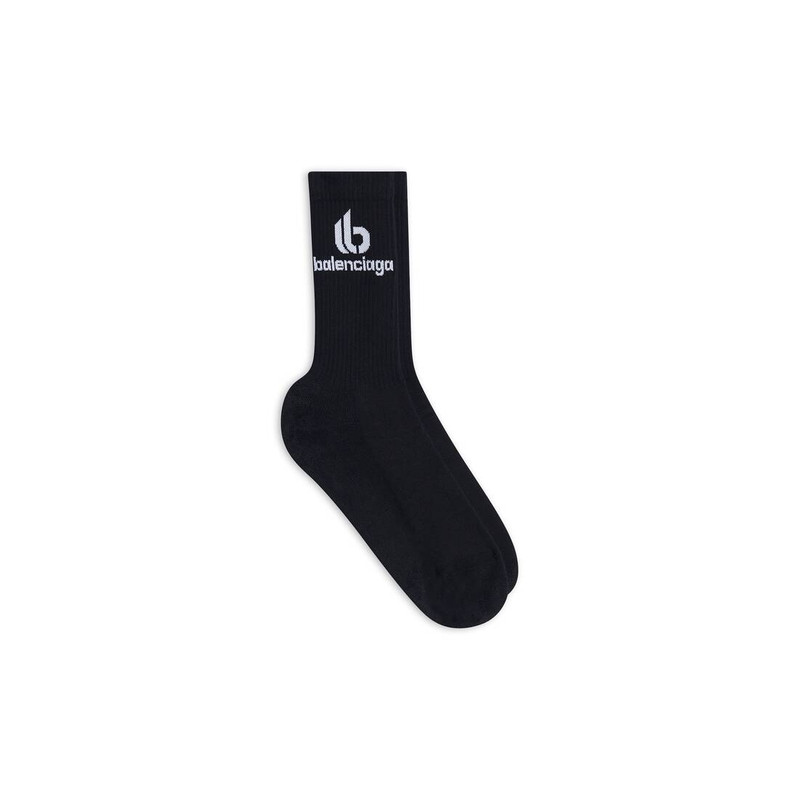 Men's Double B Socks in Black 1