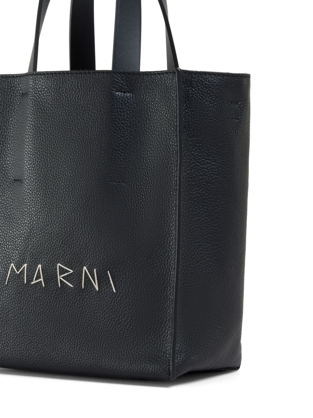 mini Museo leather tote bag - 6