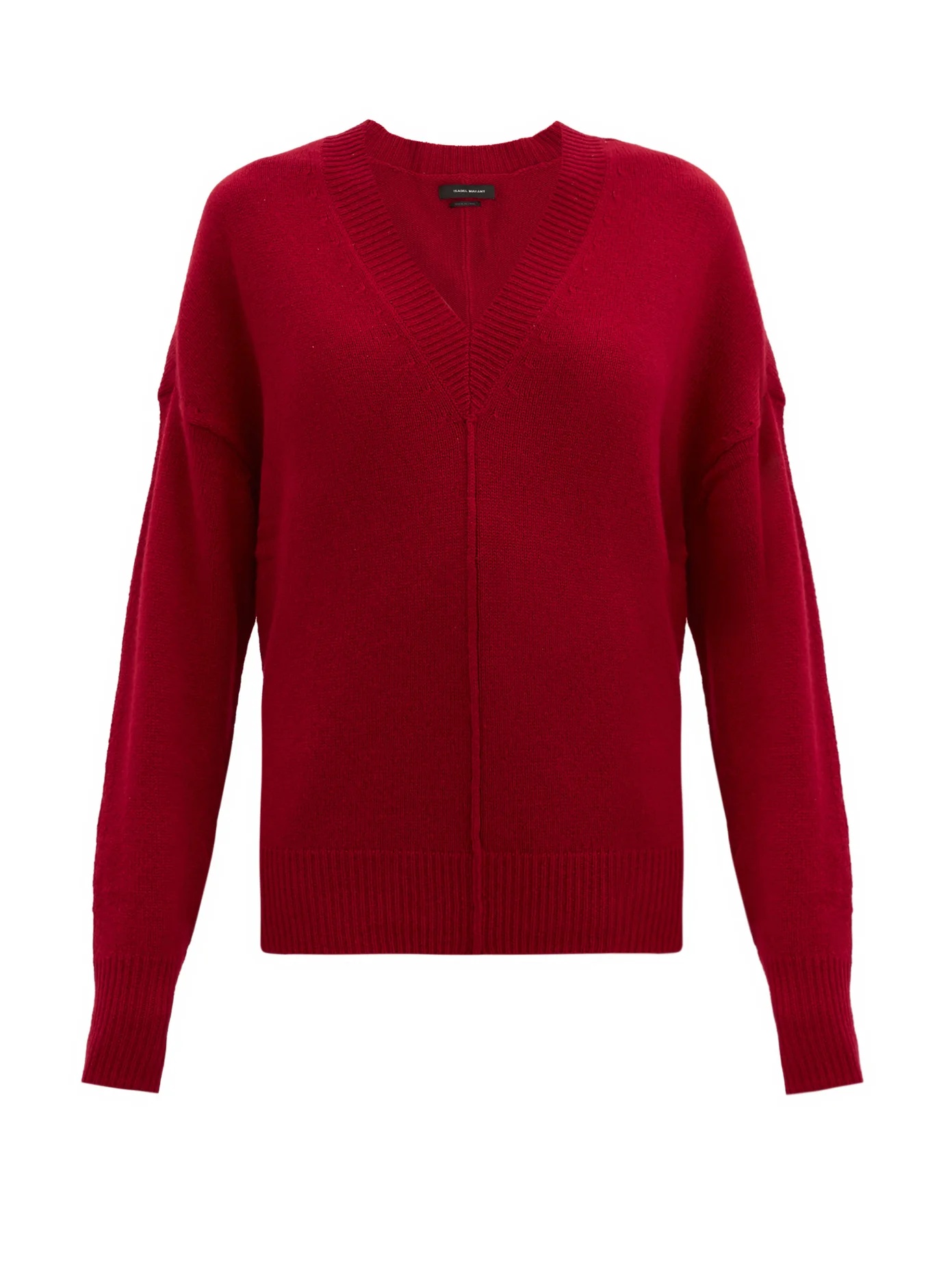 Amy V-neck cashmere-blend sweater - 1