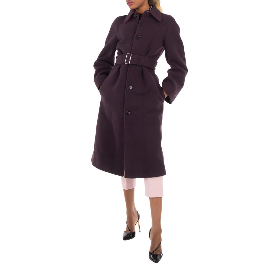 Burberry Wool Belted Coat - 5
