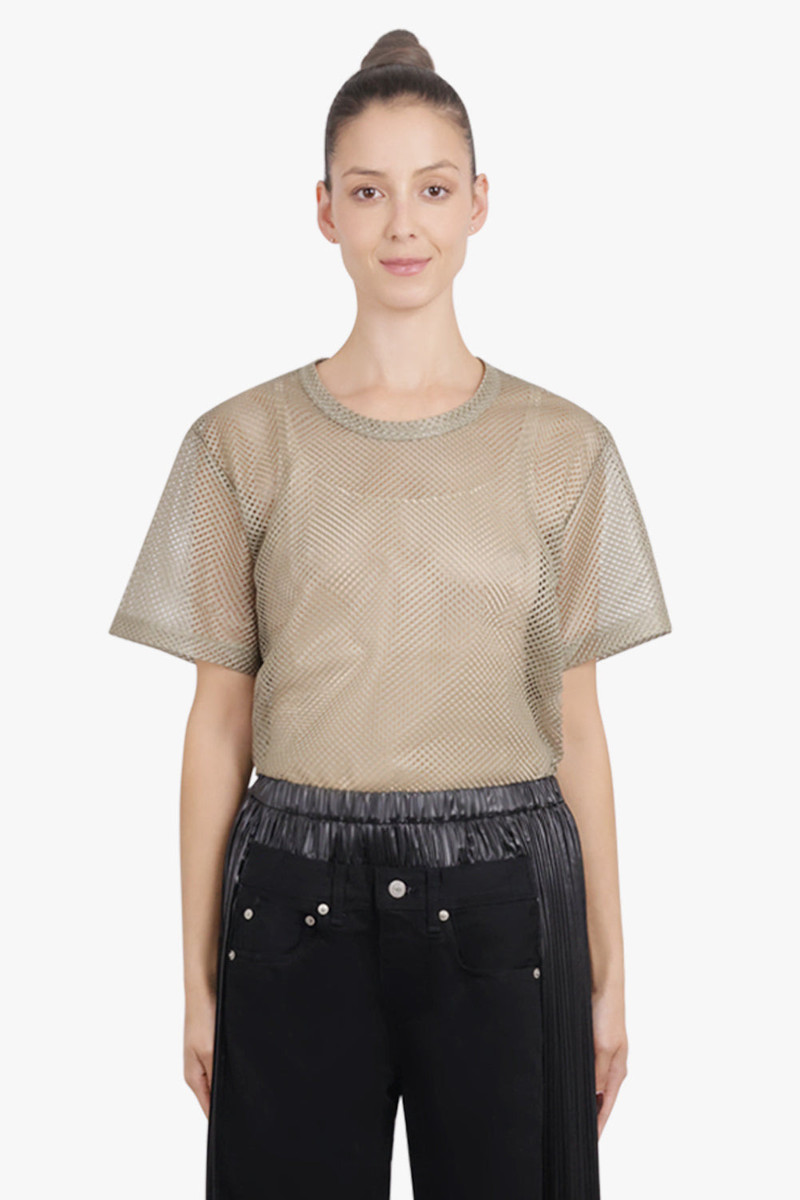 Comme Des Garçons S/S MESH T-SHIRT | KHAKI outlook