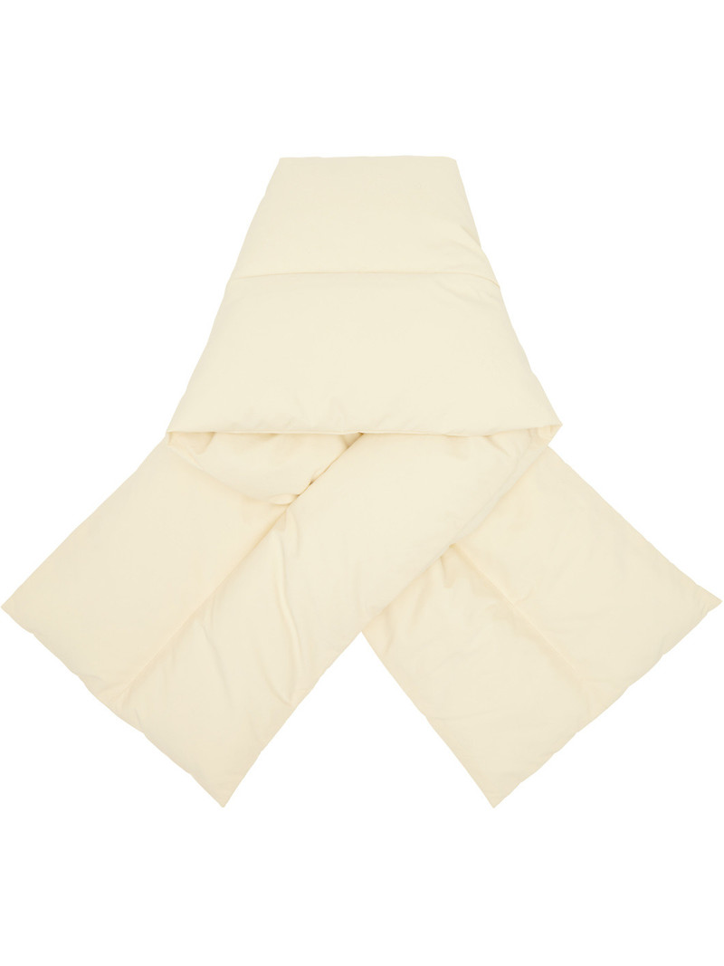 Jil Sander Off-White Down Scarf outlook
