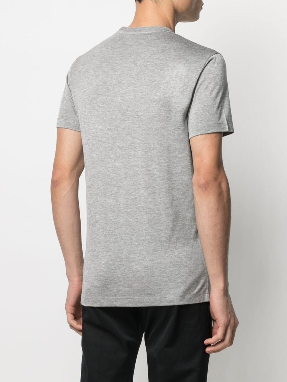 plain crew-neck T-shirt - 4