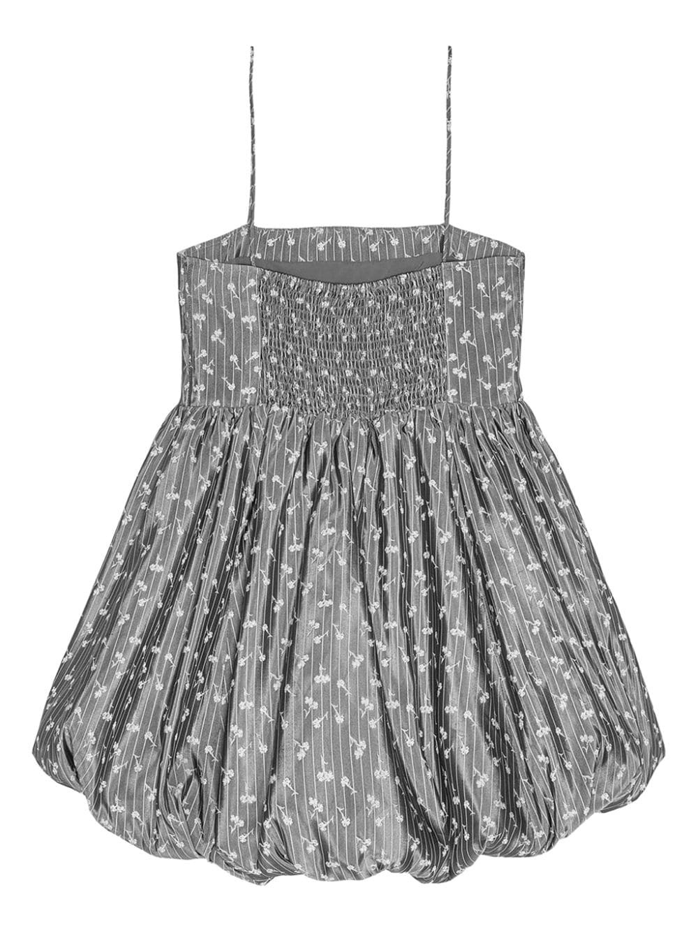 jacquard mini dress - 6