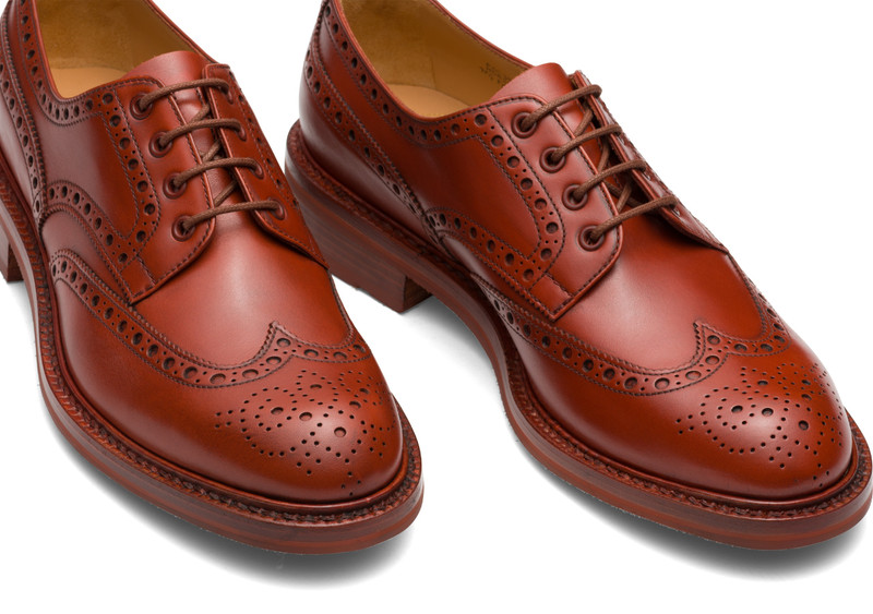 Horsham
Prestige Calf Leather Derby Brogue Tan 4