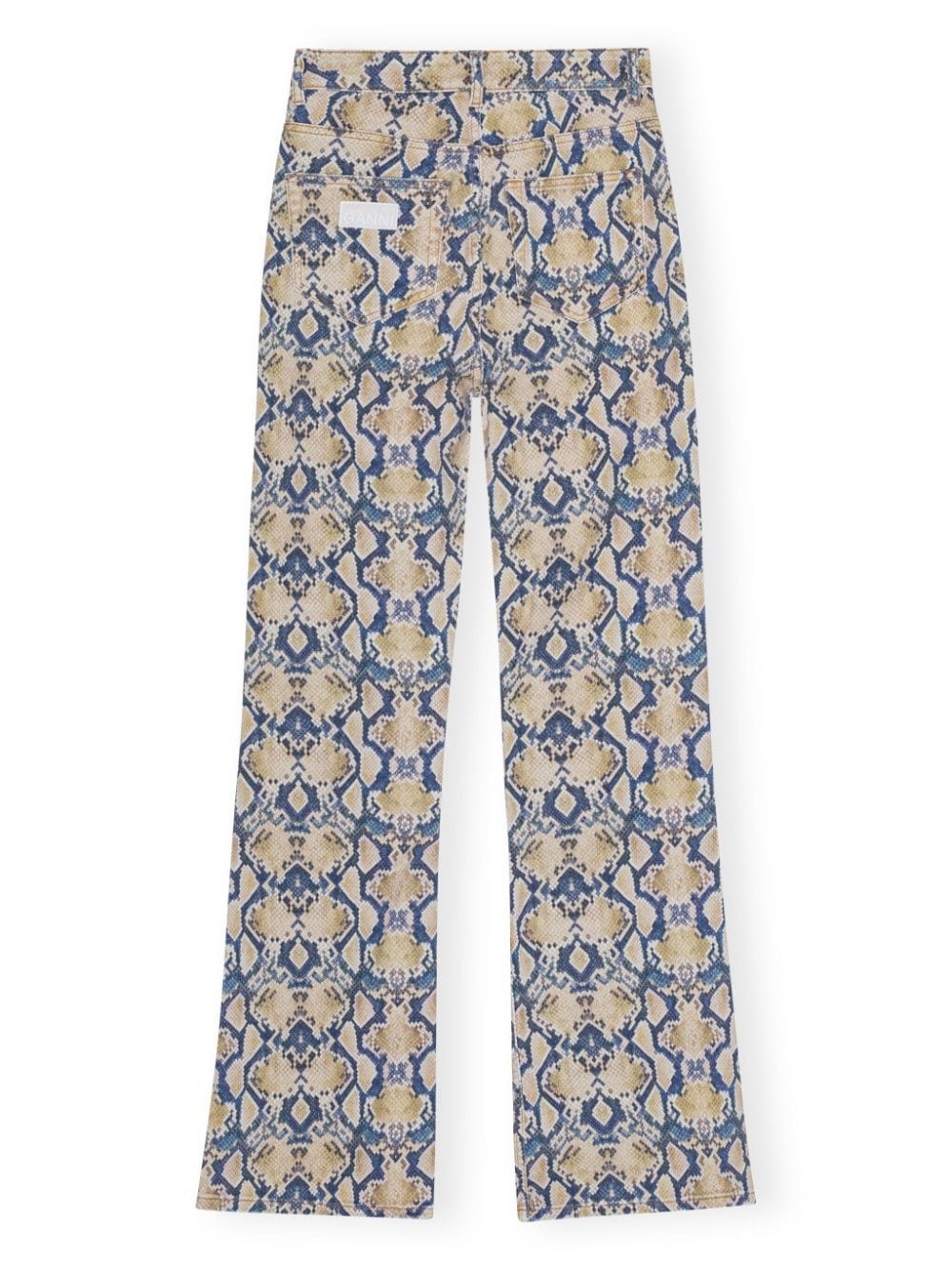 graphic-print straight-leg jeans - 5