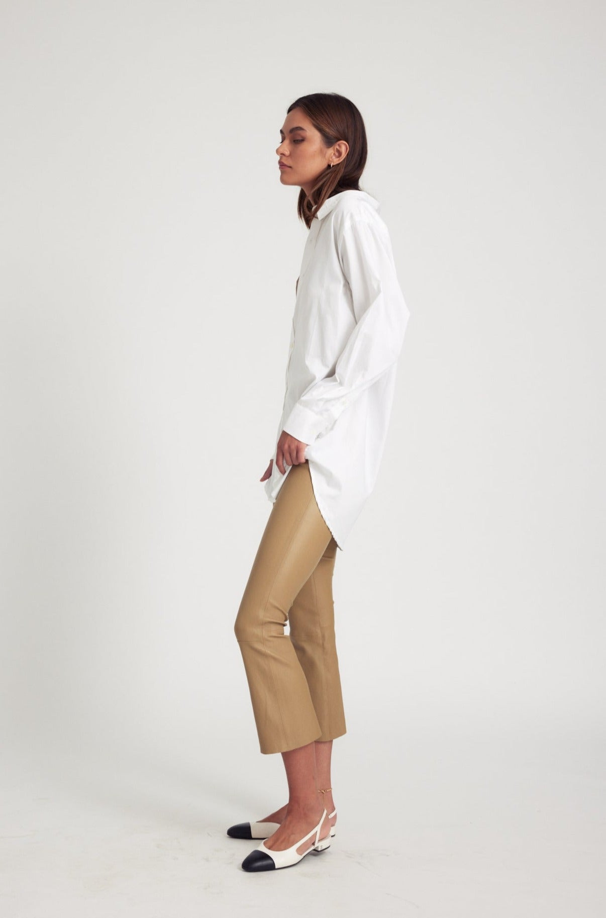 WHITE POPLIN SHIRT - 3