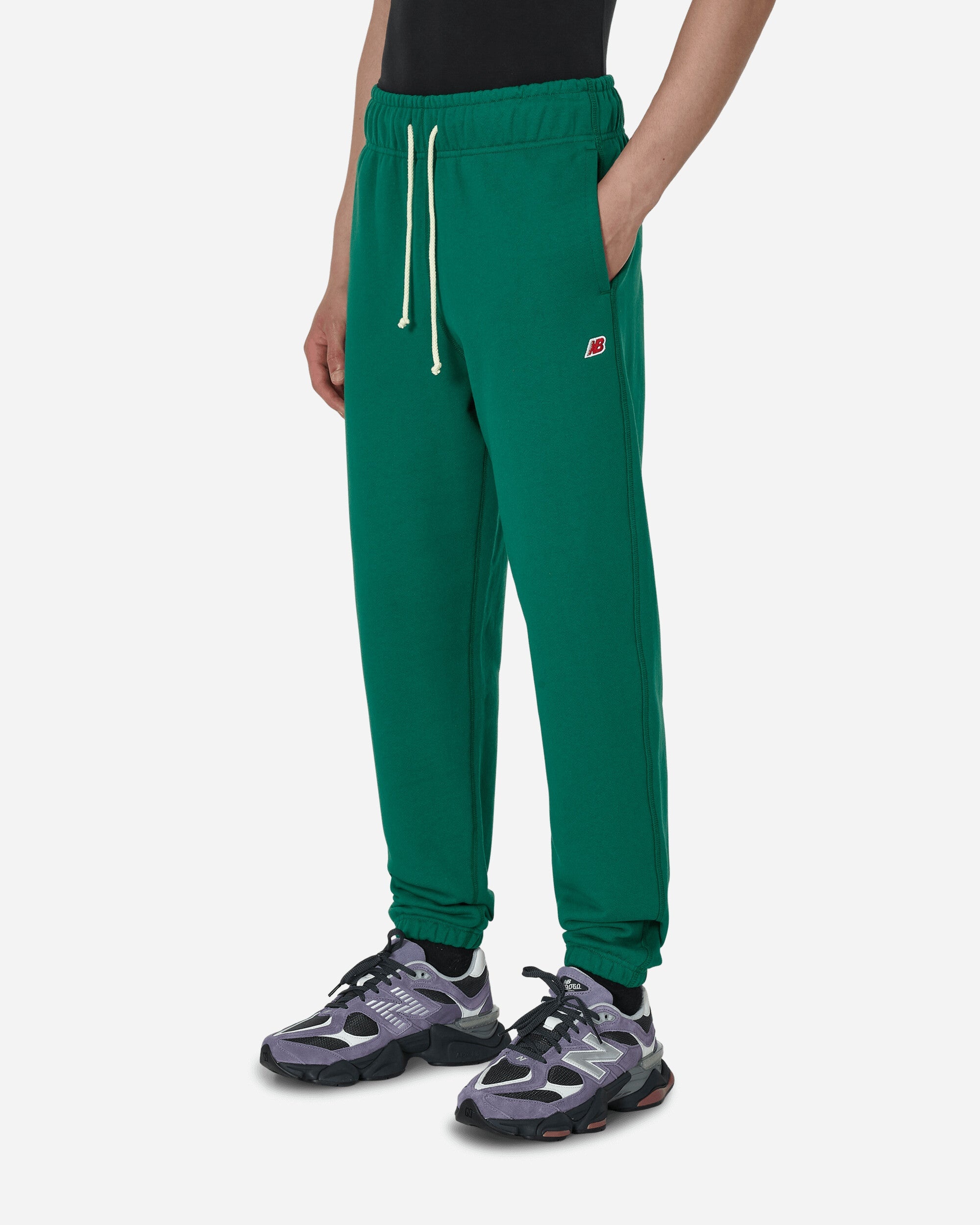 New Balance MADE in USA Core Sweatpants Pine Green slamjam REVERSIBLE