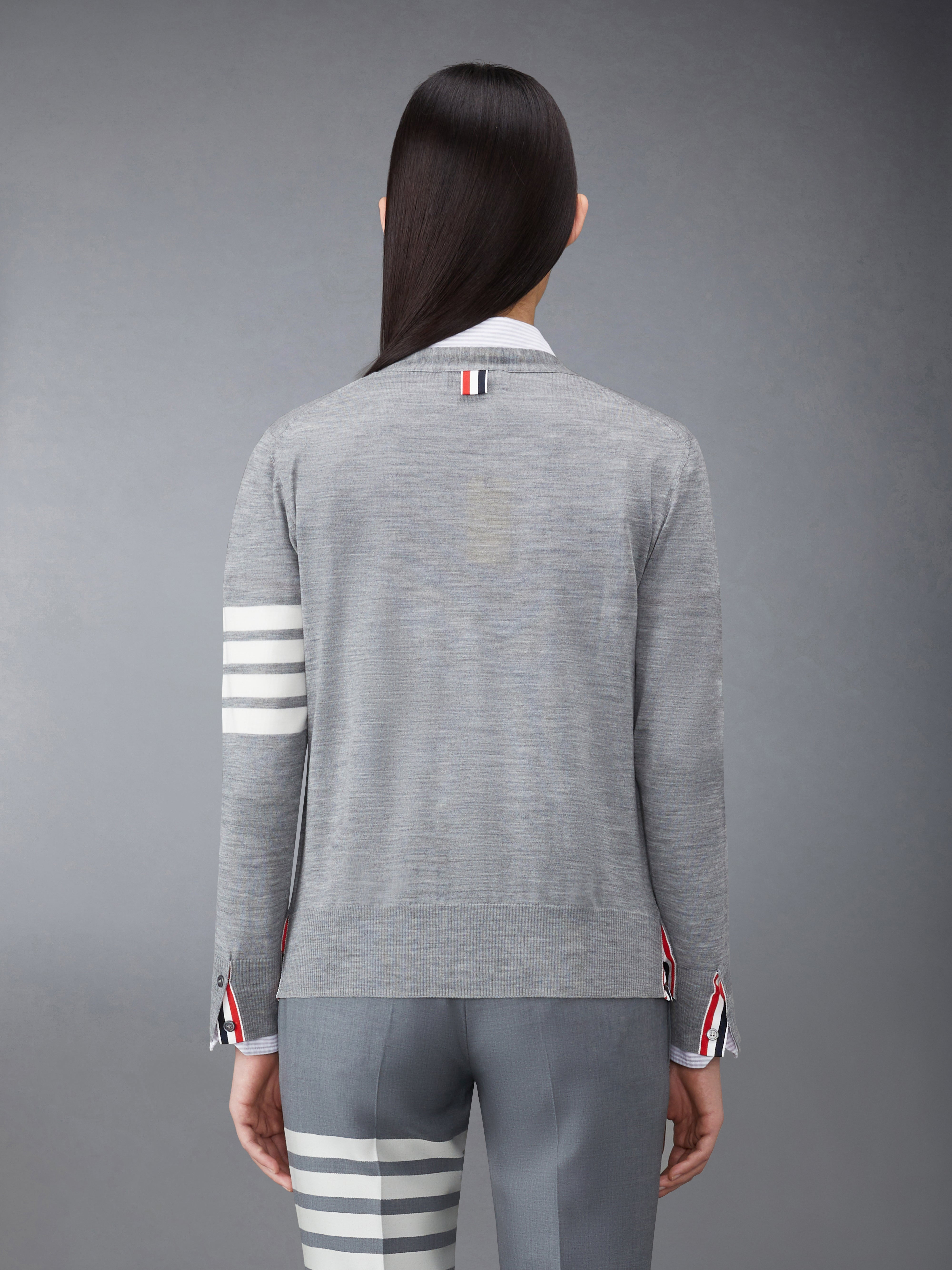4-Bar wool cardigan - 2
