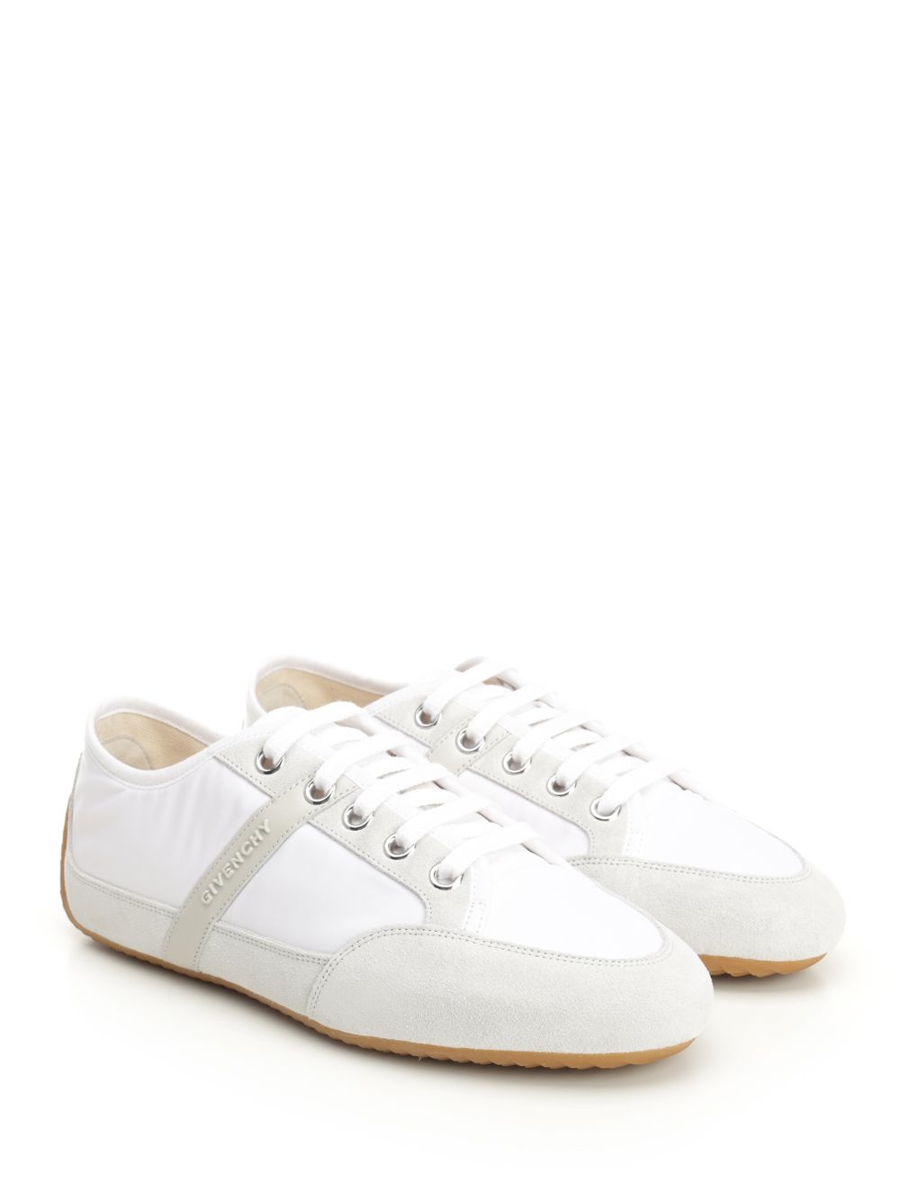 Slim Sneakers Lace-Up Shoes White - 2