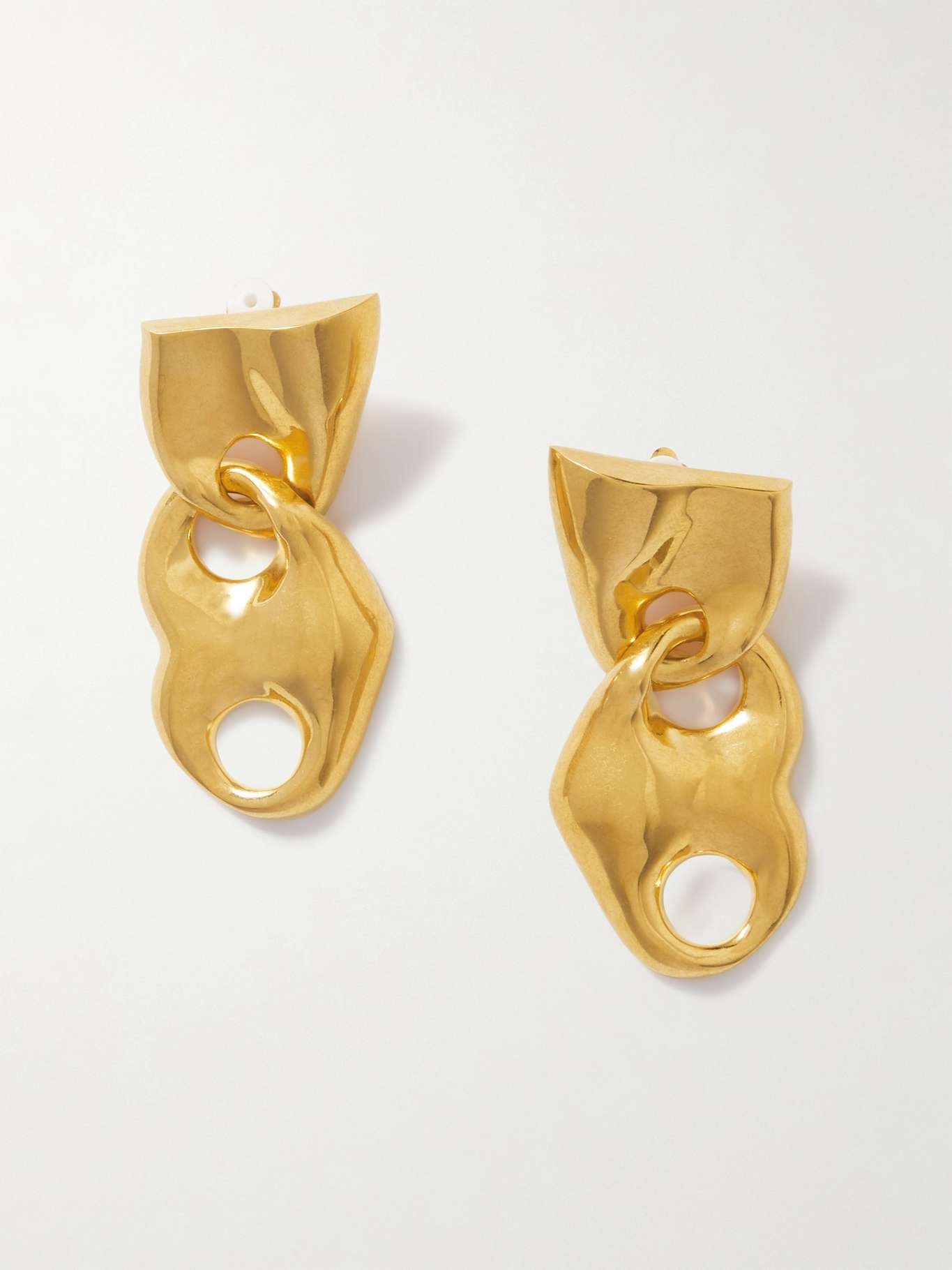 Gold-tone earrings - 1