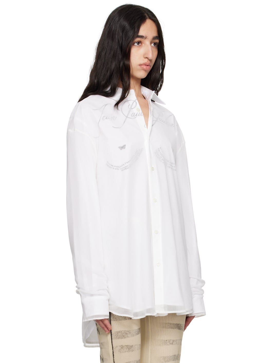 White 'The Tattoo Poem' Shirt - 2