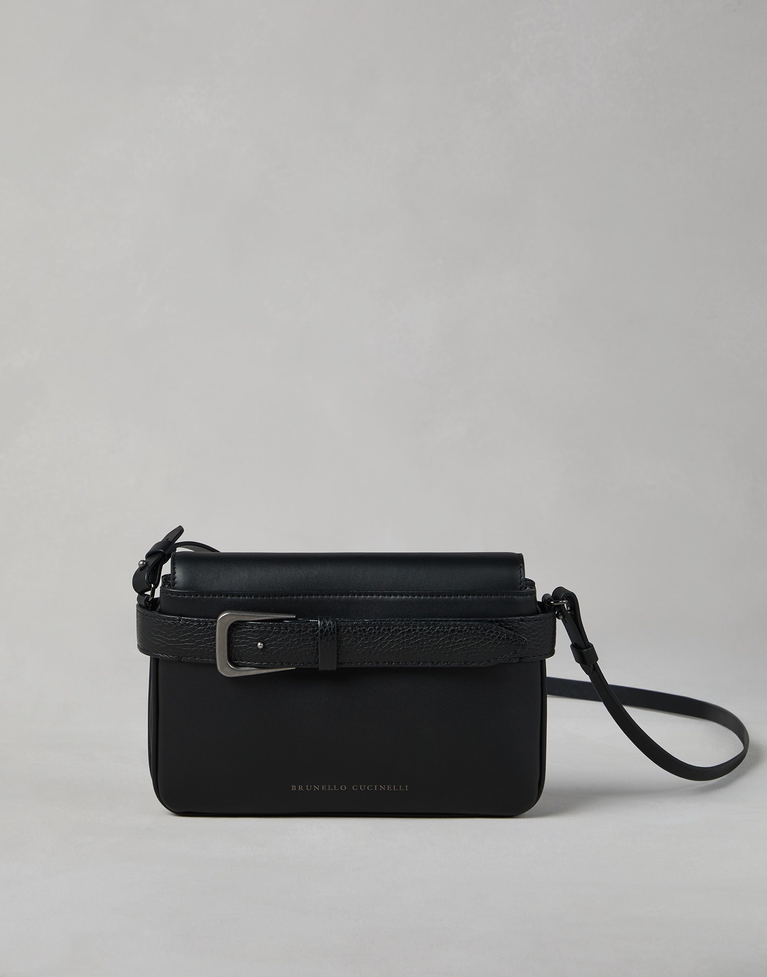 Sartorial small cross-body bag in calfskin - 1