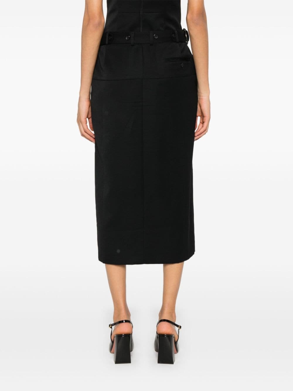 waist-tabs pencil skirt - 4
