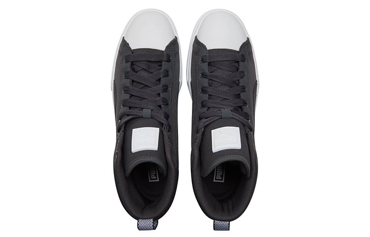 (WMNS) PUMA Mayze Mid Safari Casual Skateboarding Shoes Black 383688-02 - 4
