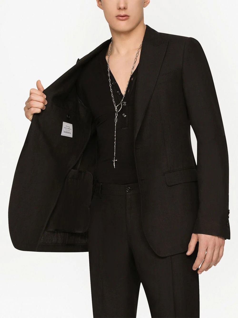 single-breasted suit jacket - 5