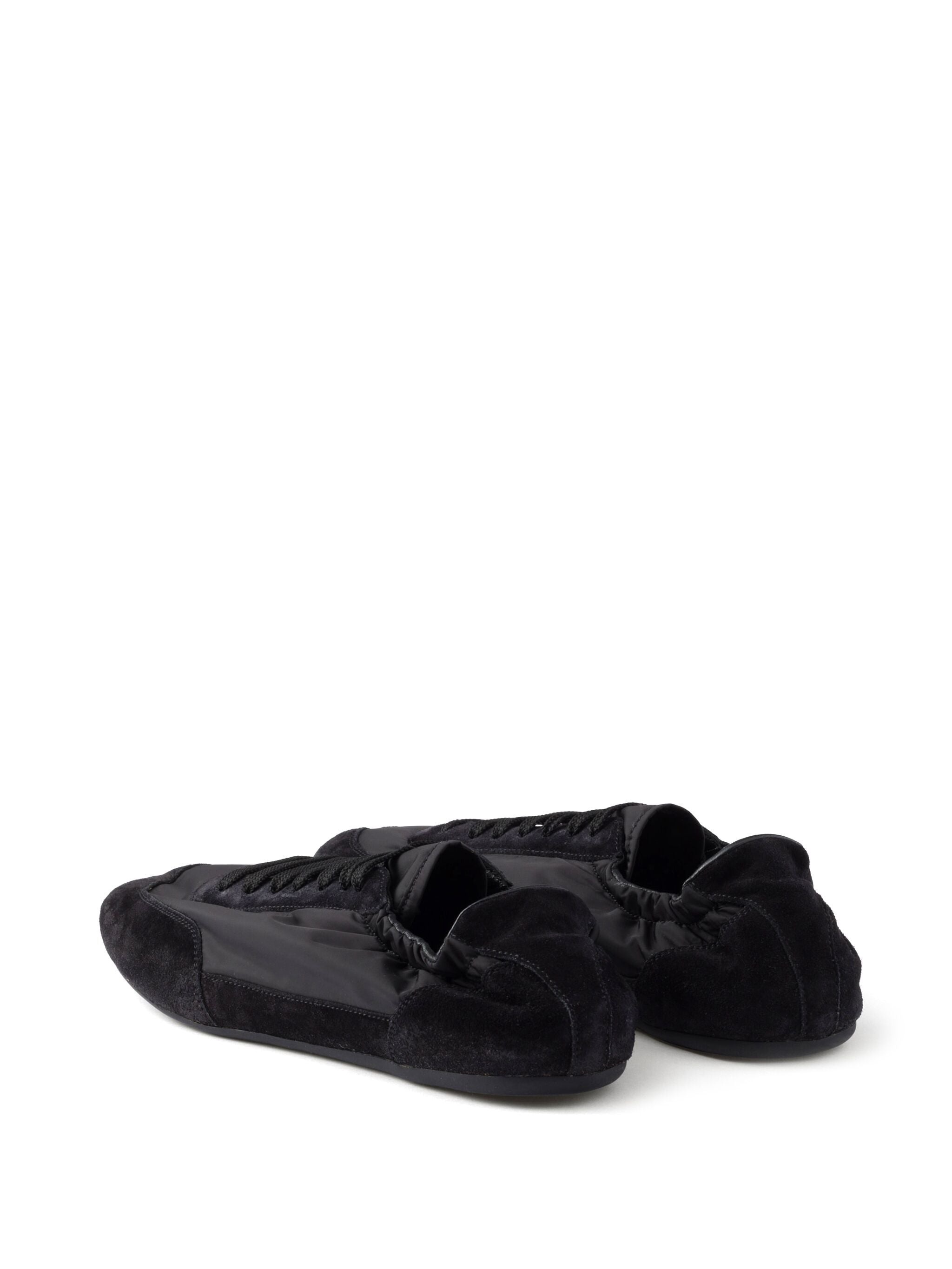 Prada Collapse Re-Nylon Suede Sneakers - 4