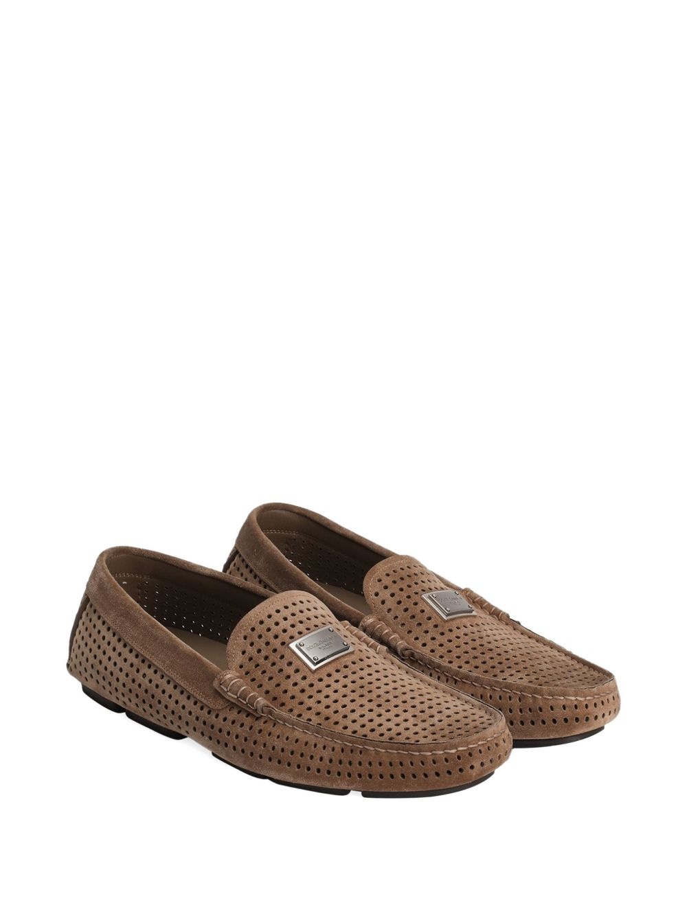 perforated loafers - 2