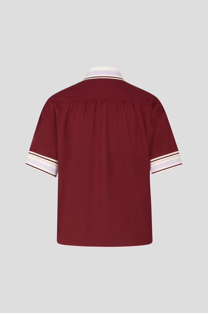 Tala Polo shirt in Bordeaux - 2