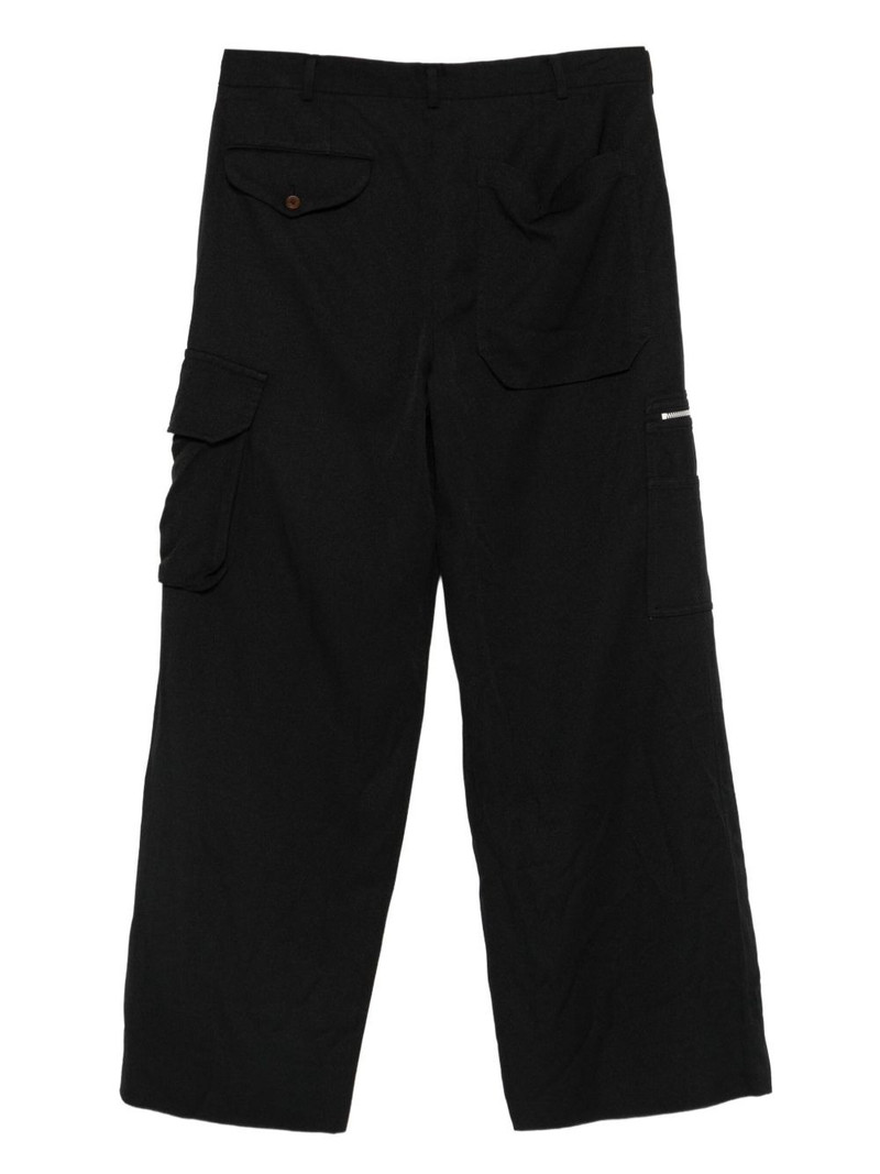 BLACK COMME des GARÇONS zip-pocket cargo pants outlook