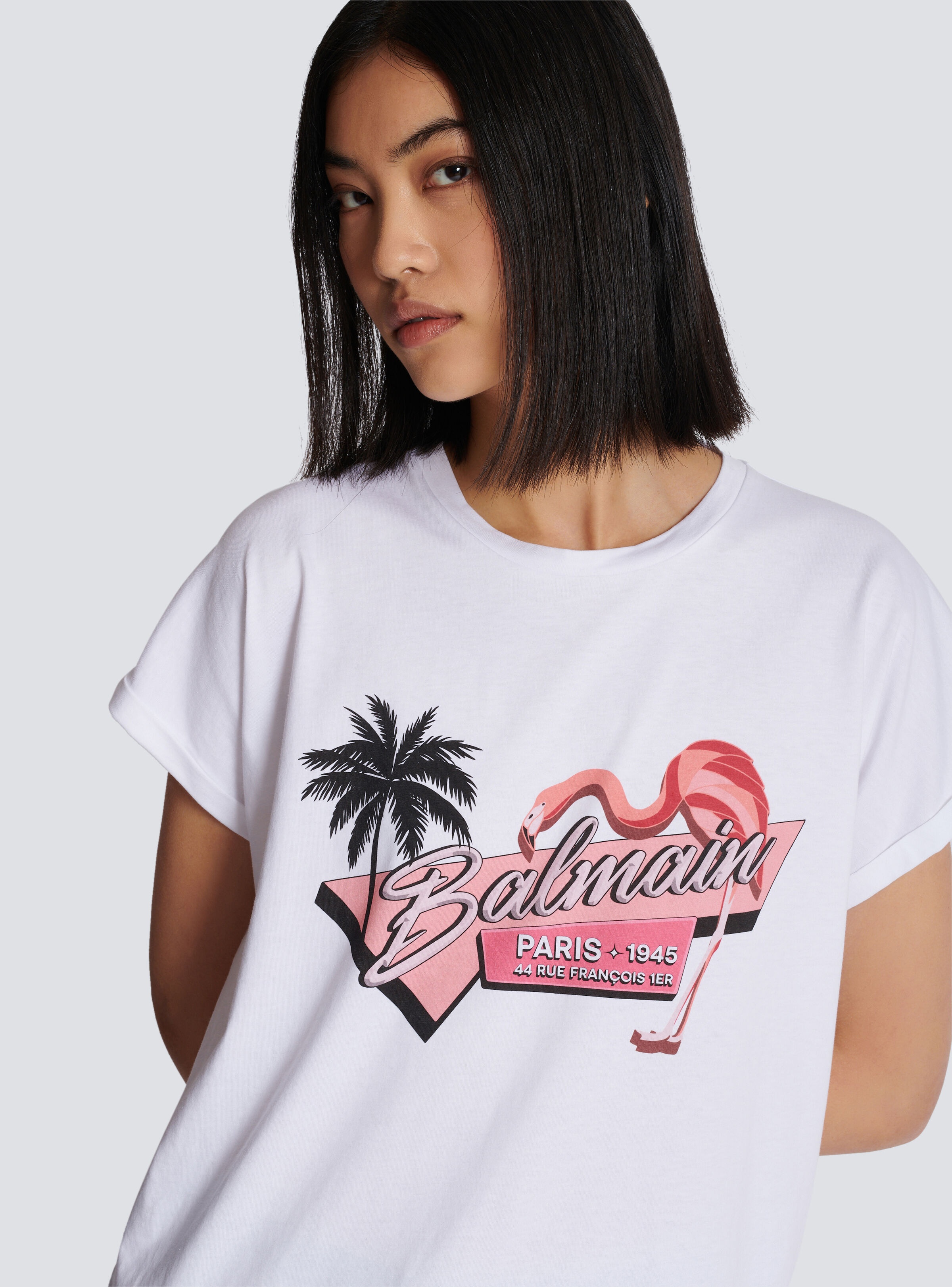 Balmain Flamingo T-shirt - 7
