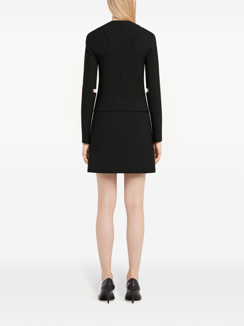 Heritage Clipped mini skirt - 4