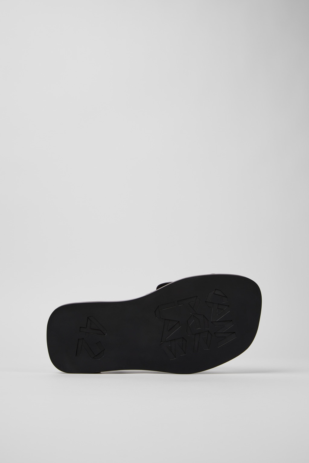Black Leather Sandals - 5