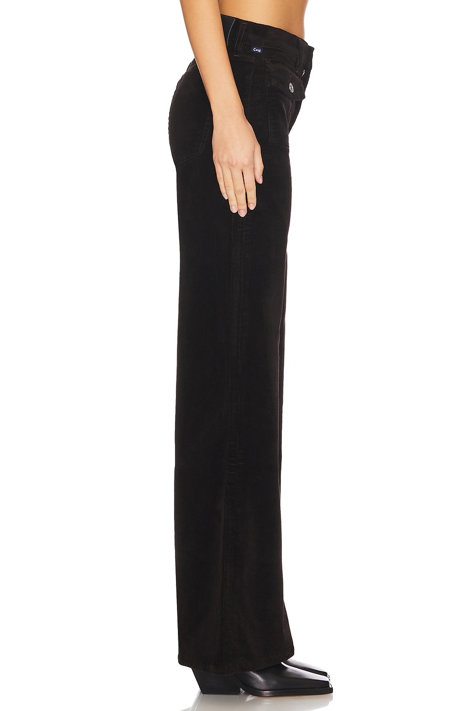 Raven Patch Pocket Wide Leg Pant - 3