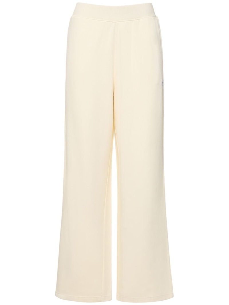 Classic cotton blend fleece pants - 1
