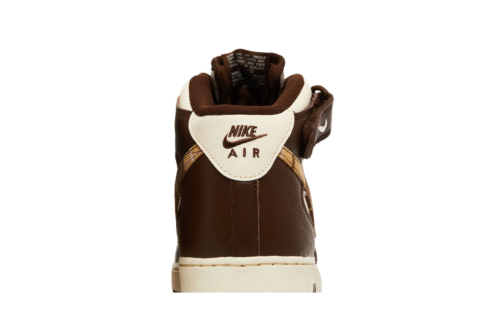 Air Force 1 Mid 'Brown Plaid' - 7