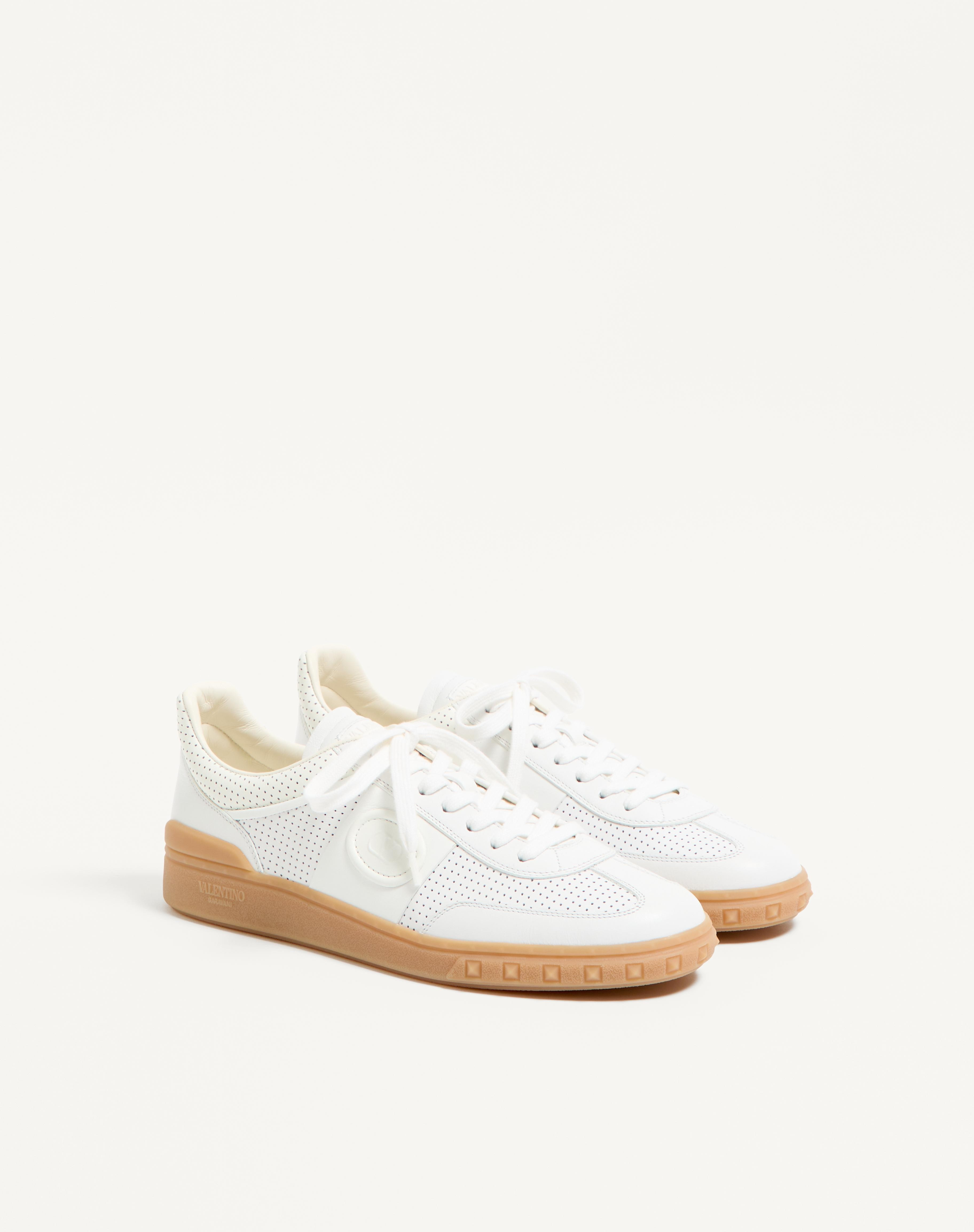 UPVILLAGE LOW-TOP SNEAKER IN PERFORATED NAPPA LEATHER - 3