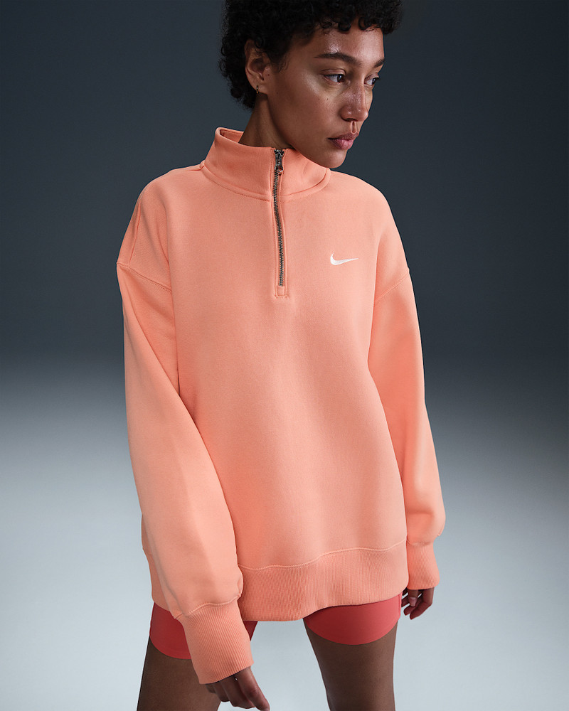 Nike Sportswear Phoenix Fleece Women's Oversized 1/4-Zip Long Sweatshirt - 1