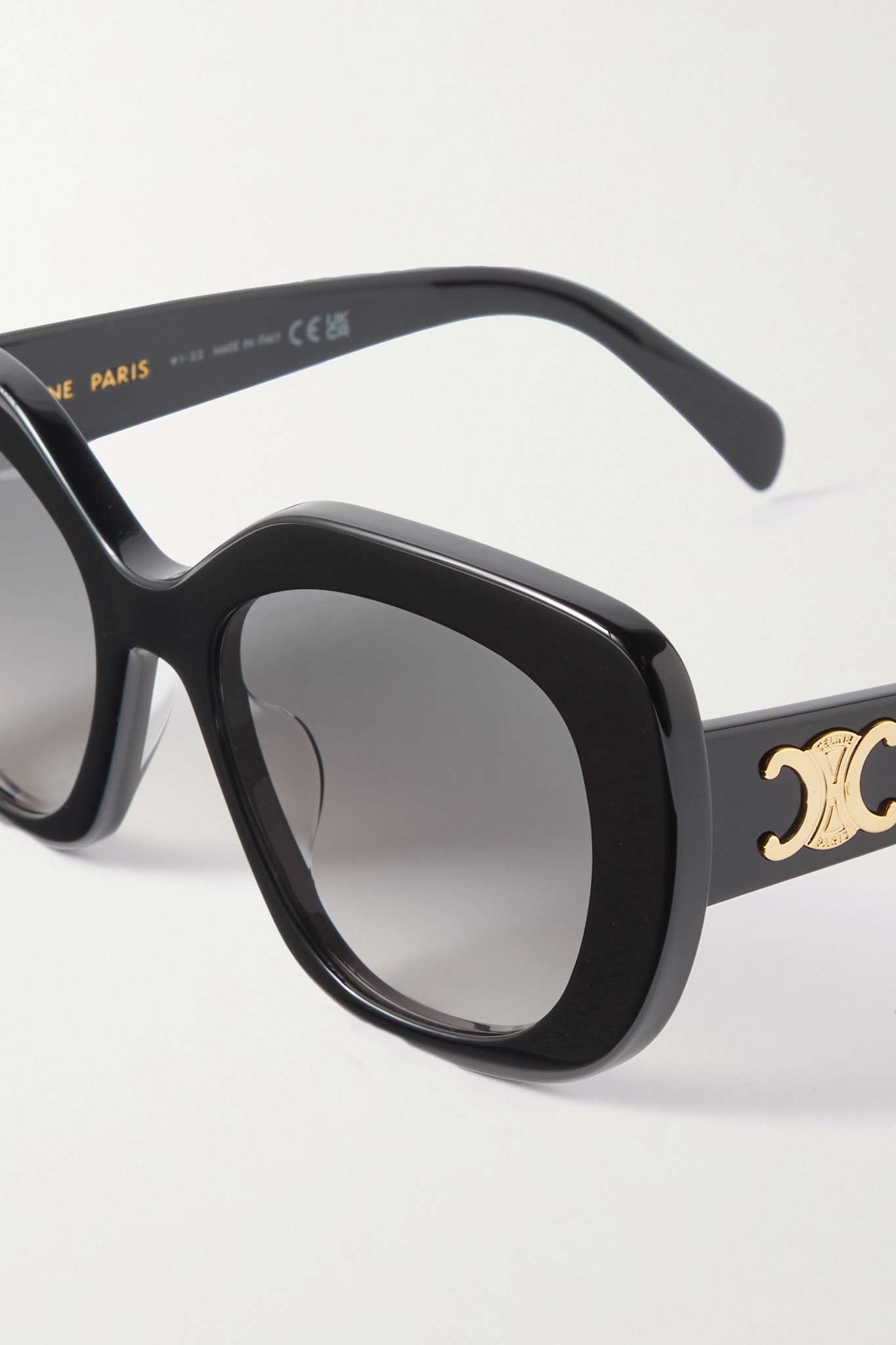 Square-frame acetate sunglasses - 4