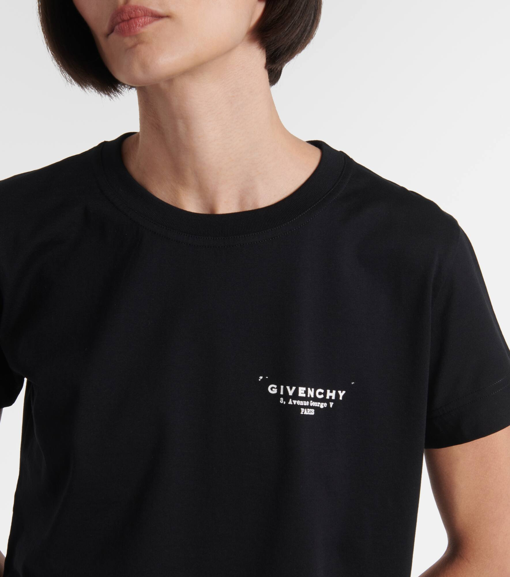Givenchy Stamp logo cotton jersey T-shirt - 4