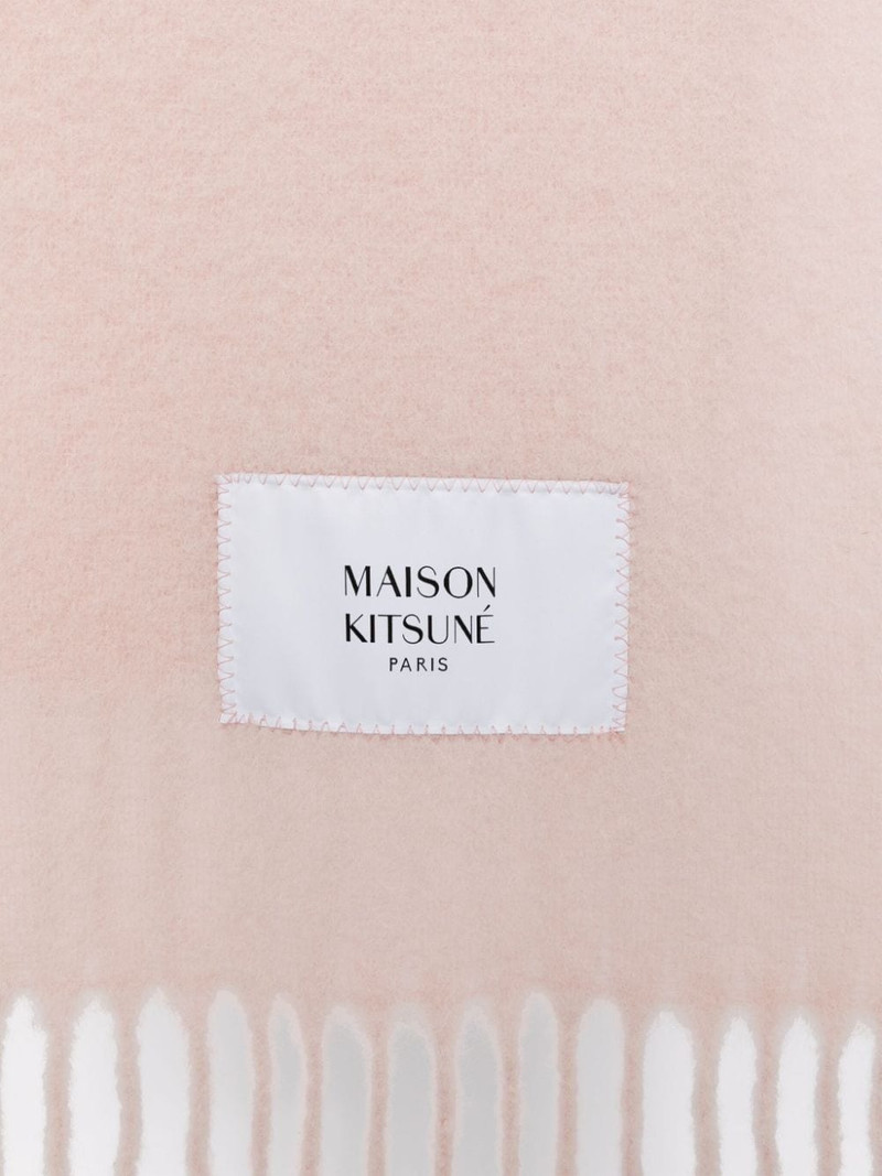 Maison Kitsuné fringed scarf outlook