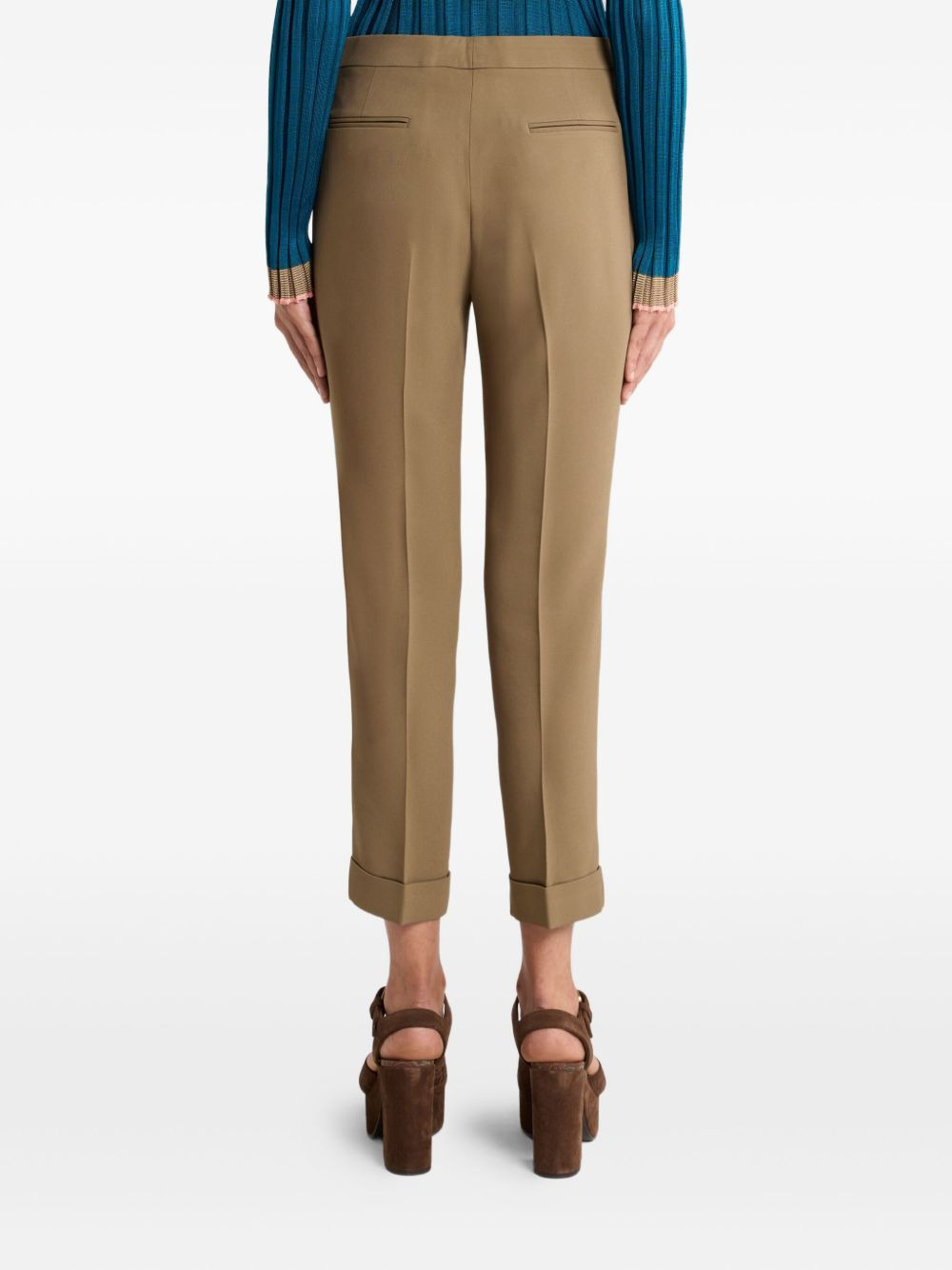 Cady cigarette cuffed trousers - 3