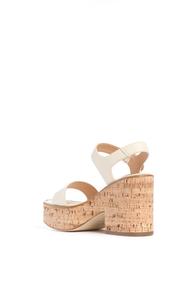 GABRIELA HEARST Sardis Platform Sandal in Cream Leather outlook