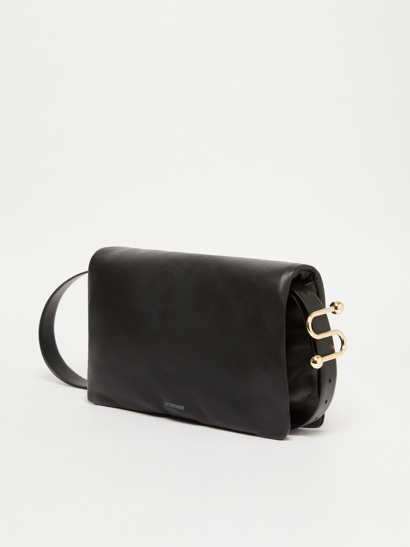 Sportmax FAUNO Padded nappa-leather envelope bag outlook