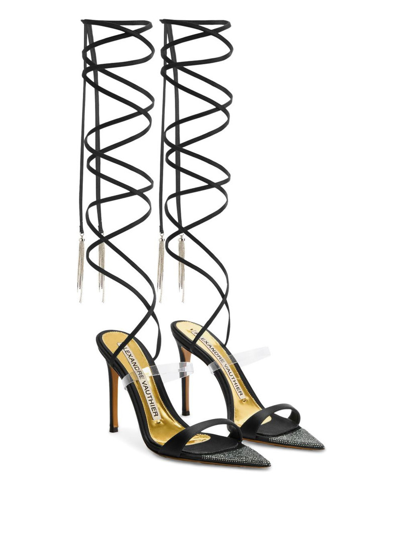 ALEXANDRE VAUTHIER 105mm mirrored-finish stiletto pumps outlook