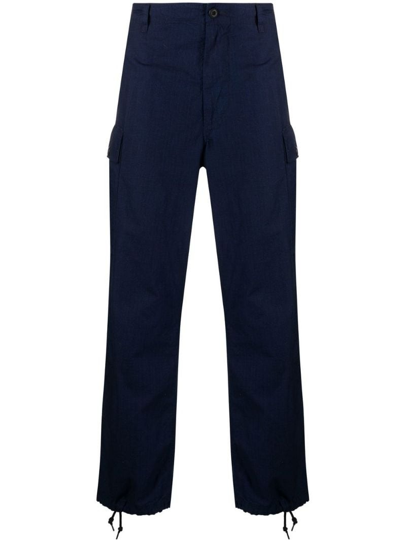 straight-leg cargo trousers - 1