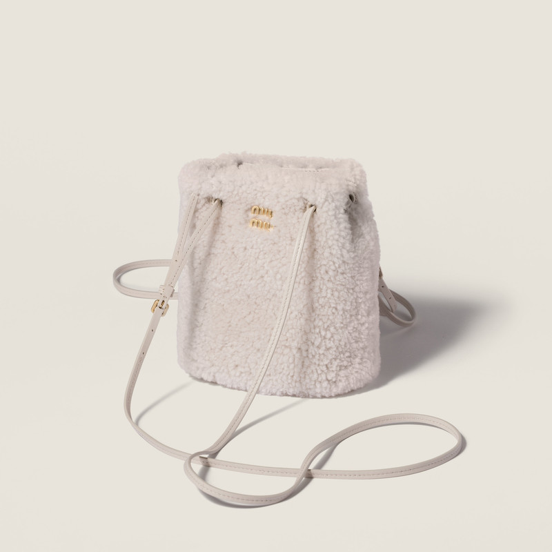Miu Miu Shearling pouch outlook