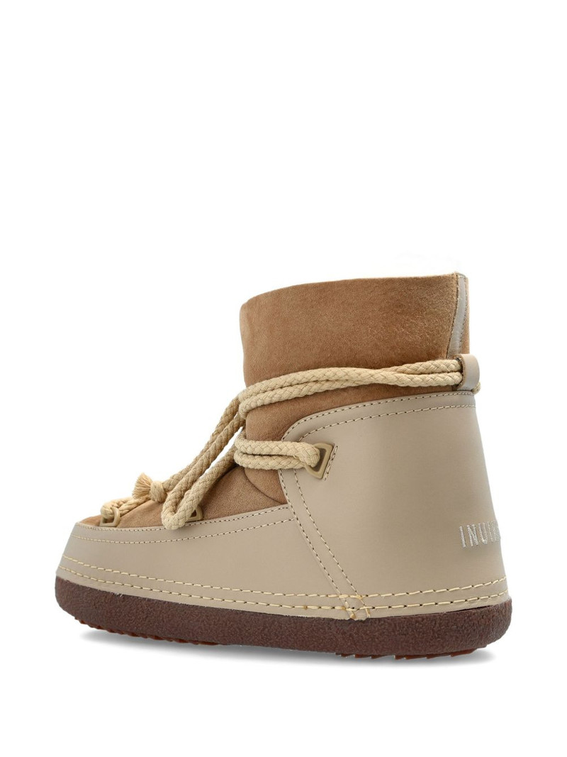 INUIKII leather lace-up snow boots outlook