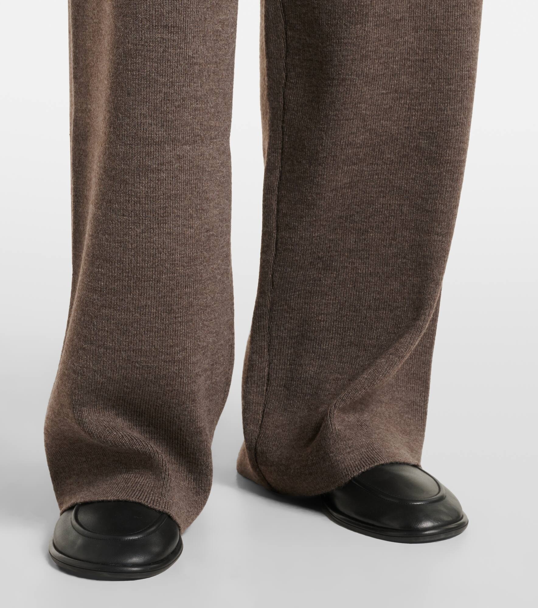 Wool-blend straight pants - 5