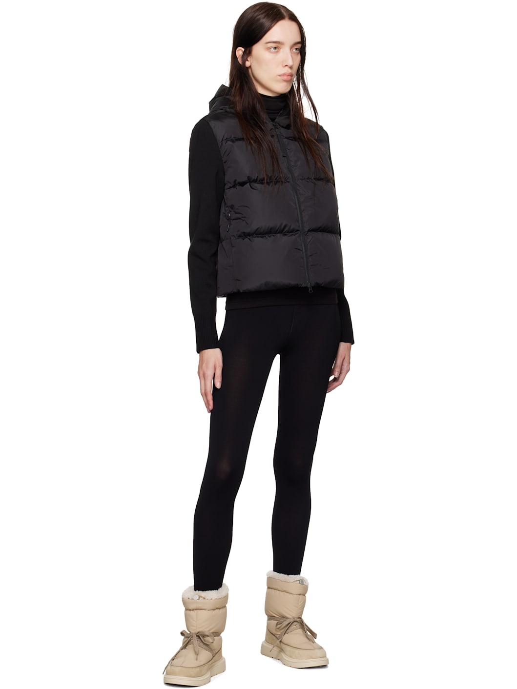 Tan Demma Puffer Boots - 5