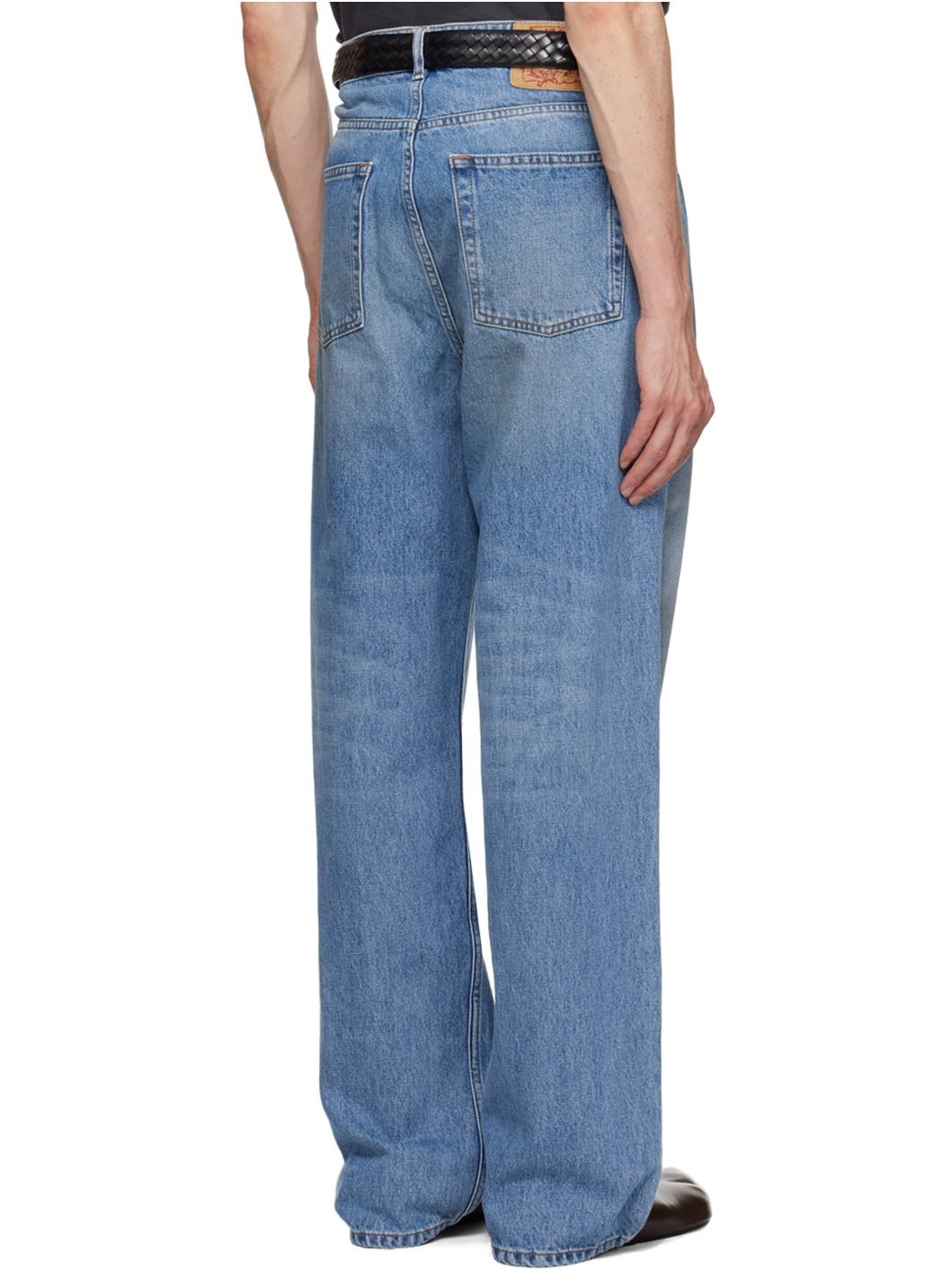 Blue Cantiere Flattone Jeans - 3