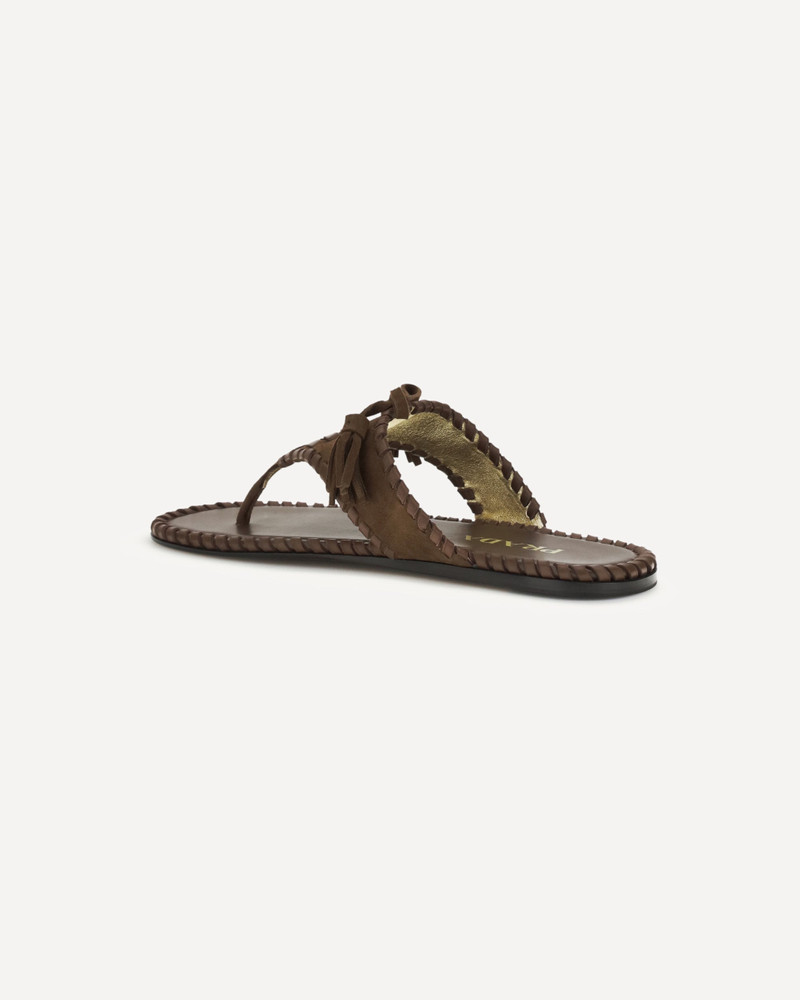 Prada Thong Sandals with tassels outlook